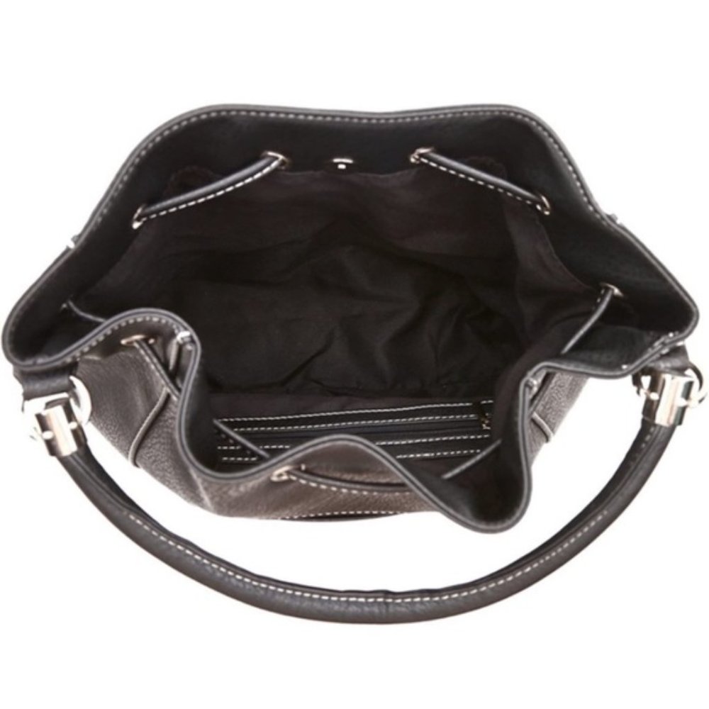 Set Of 2 Bucket Bag And Wallet Skull Punk Art Riv… - image 4